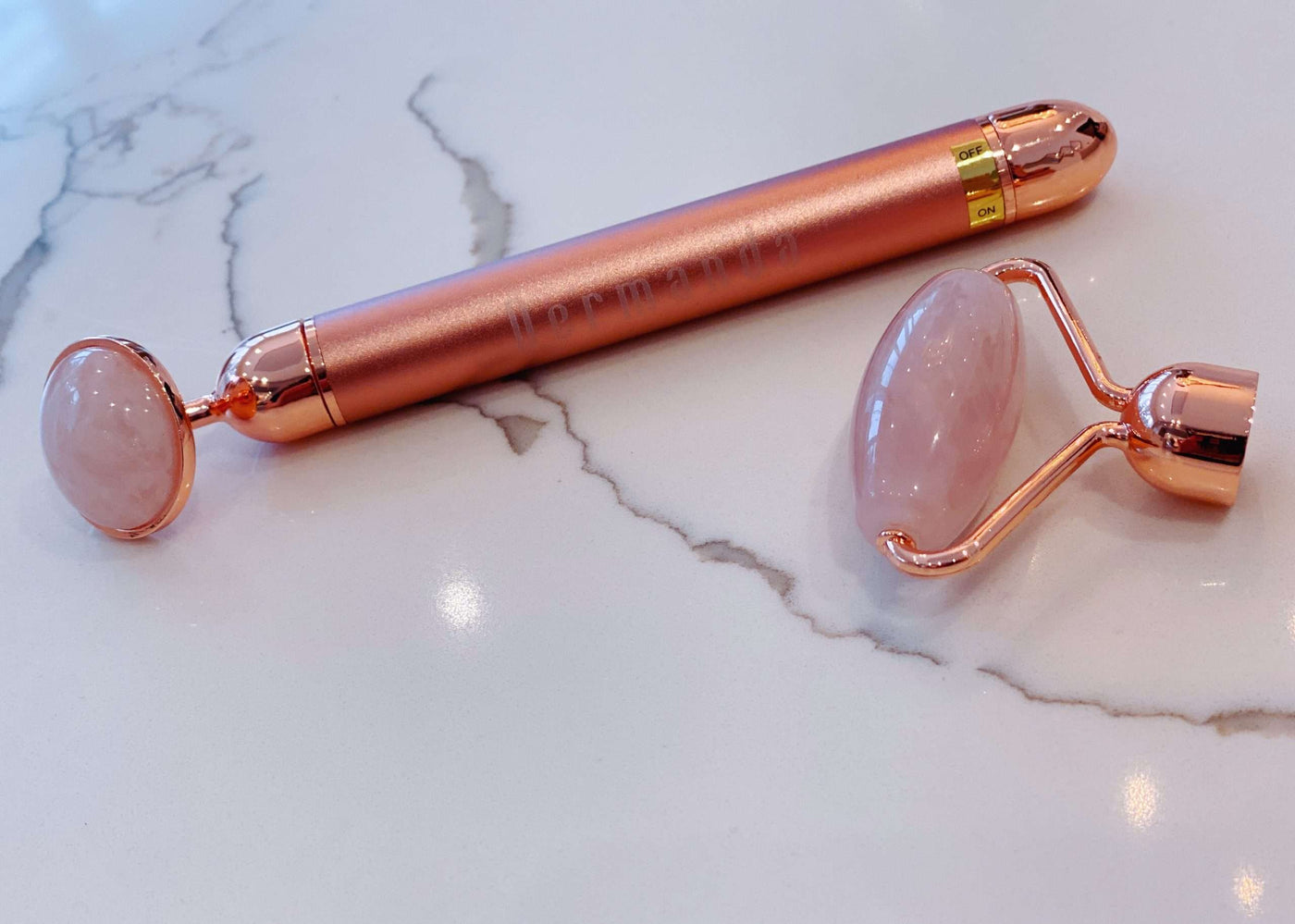 VIBRATING ROSE QUARTZ BEAUTY BAR