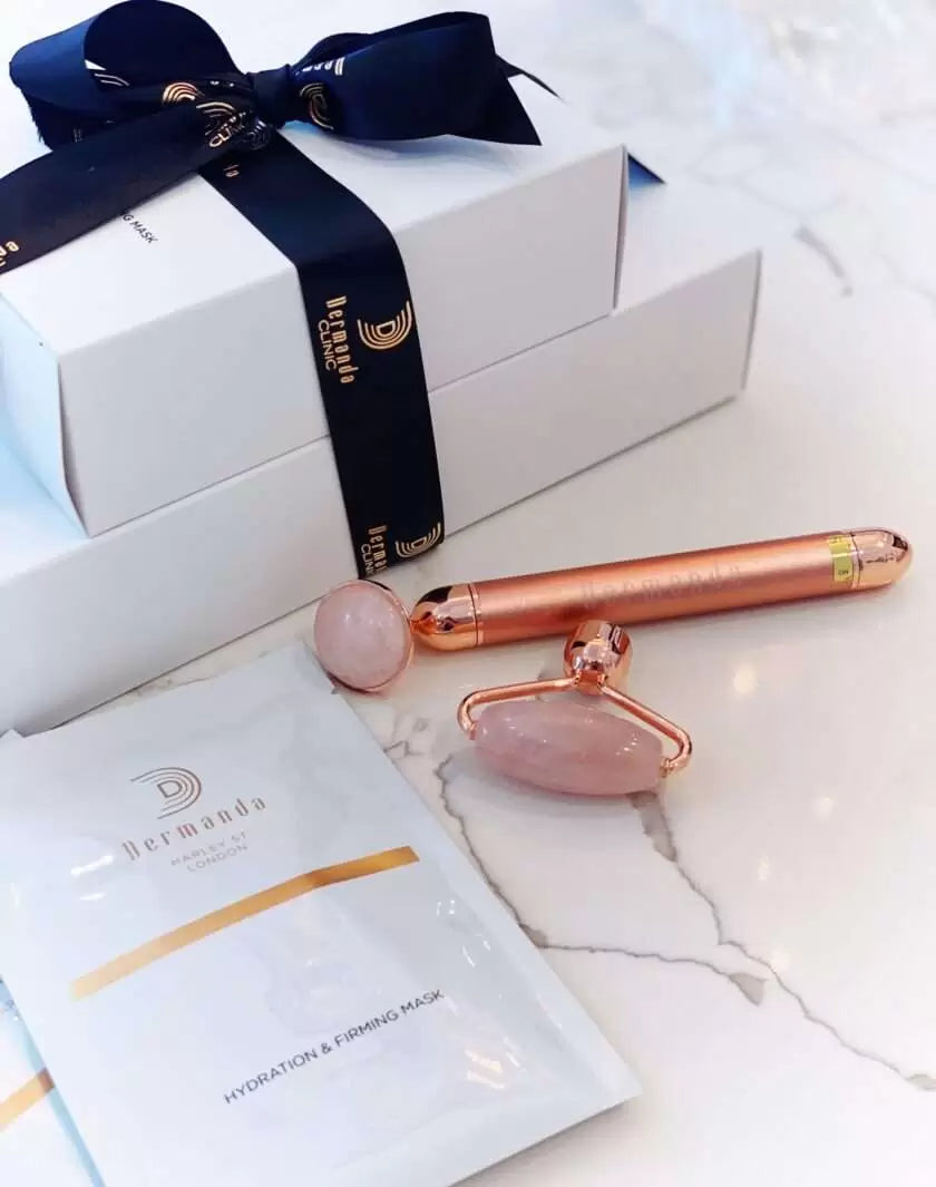 VIBRATING ROSE QUARTZ BEAUTY BAR  Dermanda